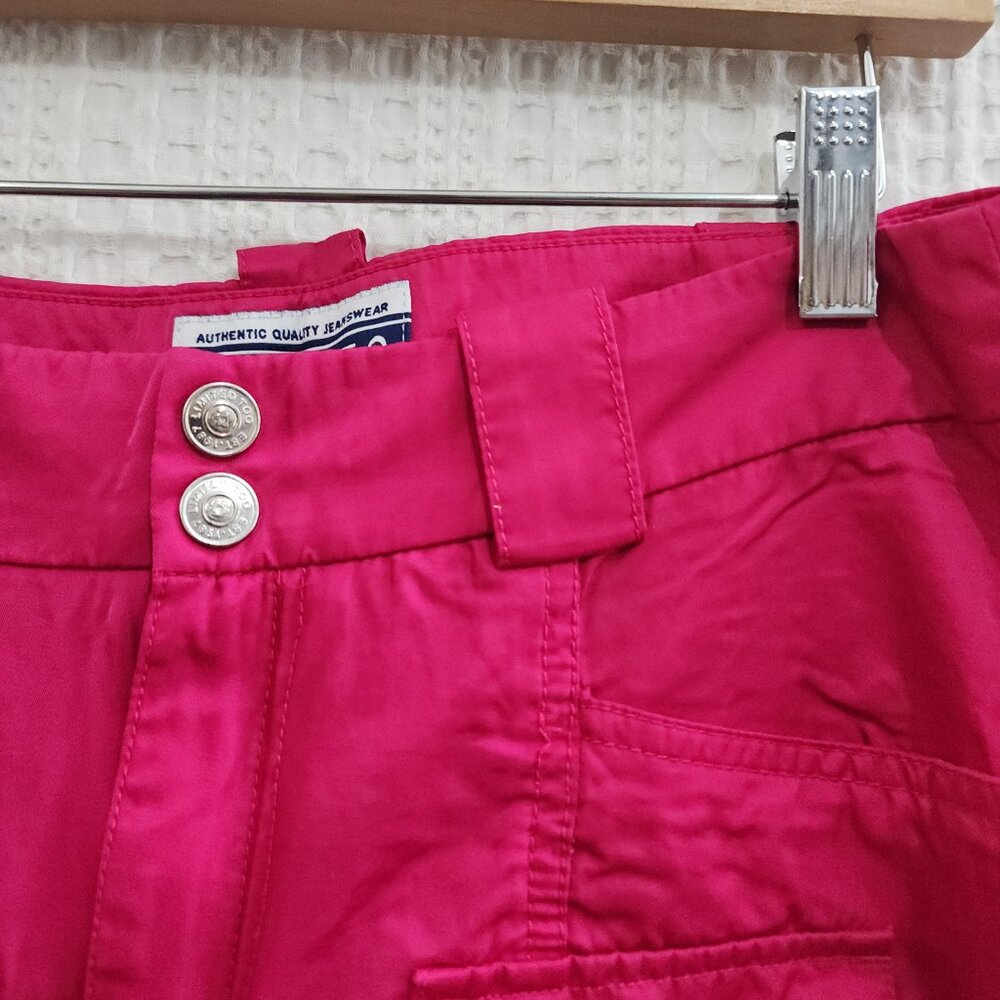 Vintage Y2K Limited Too Hot Pink Cargo Pants Size 14 Fits Women’s Small - Picture 11 of 16